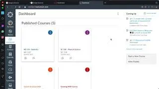 Canvas: Logging into Canvas using Google Workspace if you have a personal Gmail account May 2021