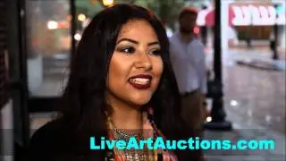 Megan Ariel for Fine Art Productions Orlando at 3rd Thursday art district event