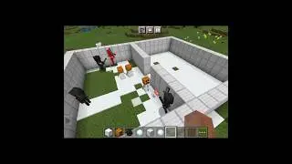 Minecraft :  Snow Golem vs Wither Skeleton #shorts