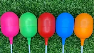 New Glitter Rainbow Lollipop Candy I Cutting| ASMR | Satisfying Video| Kinder 🏀| Ludo Go| Kids Toys