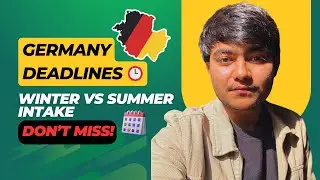 Germany University Deadlines 🇩🇪 | Winter & Summer Intake Dates (Don&rsquo;t Miss!)