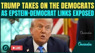 LIVE: Trump BASHES Democrats over Epstein Links | Reacts to EXPLOSIVE &lsquo;Bikini&rsquo; Girls Photos Leak