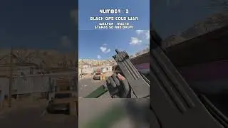Top 6 Best Reload Drum mag SMG [Black ops COLD WAR ] #warzone #callofduty #gaming #satisfying