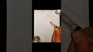 Allah Name with Water Dots | Unique Islamic Art #shorts