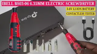 iBELL BS03-06 Electric Screwdriver: Perfect for Home & Professional Use!