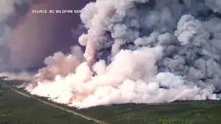 Wildfire smoke creating poor air quality