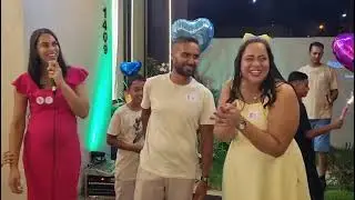 Meu chá revelação, do meu segundo Filho obrigada Deus por esse momento lindo maravilhoso ❤️💙💙💙