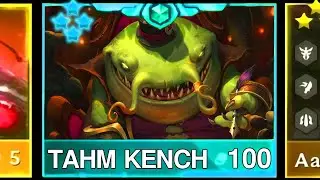 BROKEN NEW TAHM KENCH STRATEGY ⭐⭐⭐⭐ | TFT Set 9