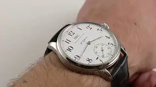 Pre-Owned IWC Portugieser F.A. Jones Limited Edition IW5442-02 Luxury Watch Review