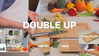 Smart Cutting Board With 10 Features | Built-In Scale | Kitchen Timer | Waterproof | ChopBox