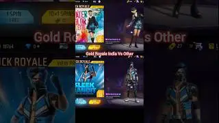 GOLD ROYALE 🤯 INDIA VS OTHERS SERVER