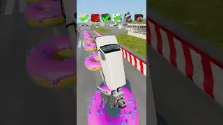 Jump over 10 Donuts Challenge!🍩