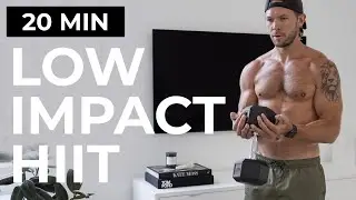 LOW IMPACT HIIT Workout With Weights | 20 MIN FULL BODY Workout (No Jumping)