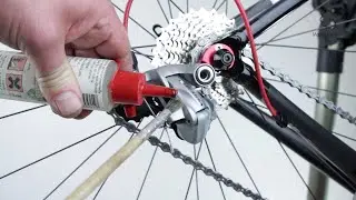 Bewegliche Fahrradteile schmieren