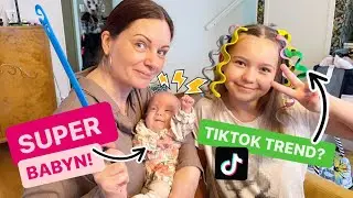Vlogg! Äntligen är lilla bebis Vendela här + testar tiktok trend från Normal.