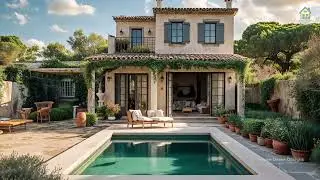 Beautiful Small Mediterranean House with Rustic Farmhouse Vibes