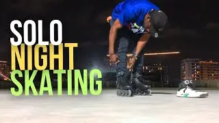 Solo Night at the Park | CHILL WIZARD SKATING PRACTICE SESSION 2