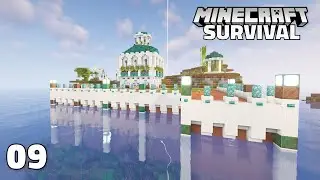 Brew & Build - Greek/Cycladic Dock Design -  Ep #9 [Minecraft 1.17 Survival Lets Play]
