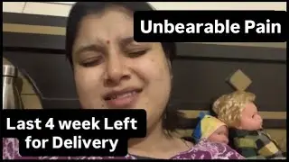 Delivery ke Last 4 Week Baaki #3rdtrimester #pregnancy #dailyvlog #familyvlog #viralvideo #couple 