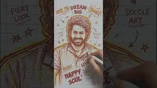 Prabhas NTR Rashmika || Doodle Art Comic Style #shorts #viral #trending #youtubeshorts #prabhas