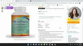 ASIN Review: MaxiVision Lutein Formula Vision Support 90 Capsules - Amazon FBA