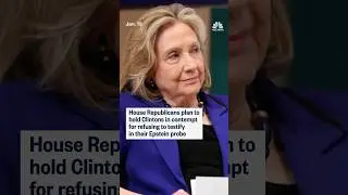 House Republicans plan to hold Clintons in contempt for refusing to testify in their Epstein probe