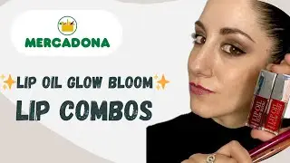 Probando los nuevos LIP OIL GLOW BLOOM de Mercadona💄✨| &iquest;Funcionan con perfiladores?