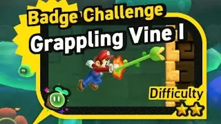 Grappling Vine 1 100% All Coins and Wonder Seeds Super Mario Bros Wonder