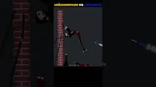 Unknownman vs Johnwick #peopleplayground #vs #experiment #shorts