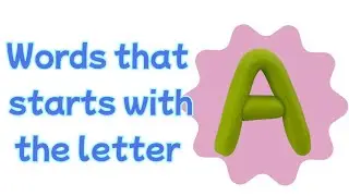 Words starting from Aa letter| A letter words for kids kindergarten preschoolers#moment_magic