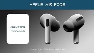 scroll animation apple Air pods | scroll behavior |  html CSS and JavaScript scroll animation