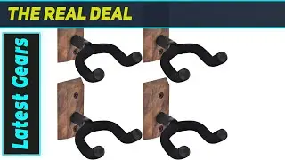 MOREYES Black Walnut Guitar Mounts: Stunning & Secure Display