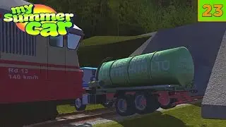 Coloquei o Caminhão no Trilho de Trem - My Summer Car