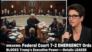 BREAKING: Federal Court 7-2 EMERGENCY Order BLOCKS Trump's Executive Power&mdash;Details LEAKED