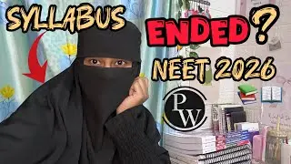My Syllabus Update 📄👀| Revision Plan🔥| NEET Study Vlog✍️ 