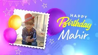 Creative Birthday Video Making for Kids | Mahir Trivedi Birthday