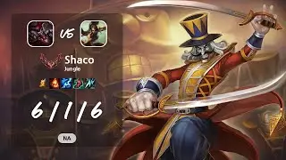 Shaco Jungle vs Nidalee - NA GrandMaster Patch 13.12
