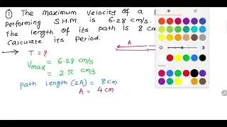 Oscillations formulas