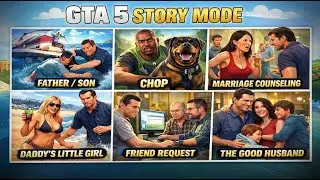 GTA 5 Story Mode | Father/Son | Chop | Marriage Counseling | Daddy's Little Girl | Friend Request...