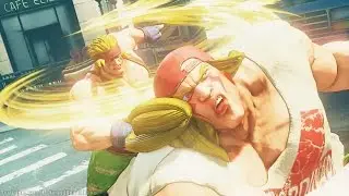 Street Fighter V - Alex Intro, Critical Art, Victory Pose and All Story Mode Cutscenes (1080p 60FPS)