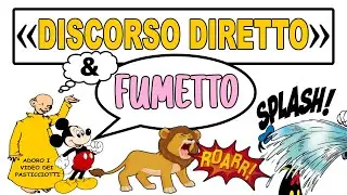 💭💡💤 IL FUMETTO e IL DISCORSO DIRETTO - Tipi di Nuvoletta, Onomatopee, Storia e Origini del Fumetto 📖