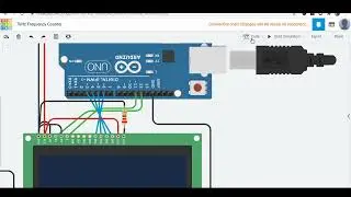 How to make Simple Arduino Frequency Counter #Tinkercad #AeroArduino