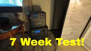 Bluetti powerstations, Allpowers solar panels, residential fridge, 7 week test  #bluetti #allpowers