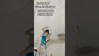 for ceiling putty hard working painter #short #viral #video #trending #youtube #india #funny #mombai