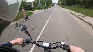 покатушка на полноприводном электробайке 2х2