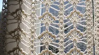 Crochet Jasmine Curtain || Crochet Curtains Pattern @cookingcrochetcraze6708