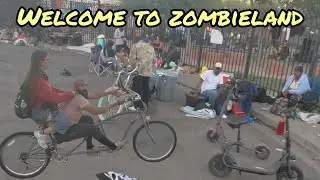 Снова катаюсь на электросамокате по зоне
