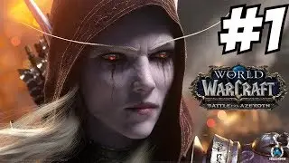 Прохождение игры WOW BFA, часть 1. Штормград, пылающий ордой. World of Warcraft: Битва за Азерот.