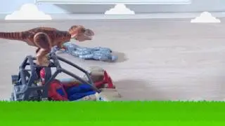 My Stop Motion Movie #20: Spiderman & T.Rex