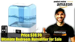 Buy Humidifiers for Bedroom, MORENTO 4.5L Top Fill Humidifiers for Large Room, Cool Mist Humidifiers